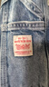Levi's李維斯工裝25春夏新款巴恩風(fēng)男士568休閑寬松直筒牛仔短褲 淺藍色 34 曬單實(shí)拍圖