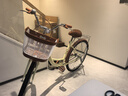 永久載人變速自行車(chē)成人女通勤親子單車(chē)學(xué)生女士帶娃可選充氣/實(shí)心胎 升級款【輕量鋁輪密封軸】經(jīng)典黃 26寸【適合：155-175cm】 曬單實(shí)拍圖