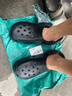 JCZS德國品牌醫用手術(shù)室拖鞋男士夏季eva防滑防臭護士鞋靜音洞洞鞋女 沉穩黑 【手術(shù)室拖鞋】 42 -43【標準碼】 曬單實(shí)拍圖