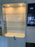 富思柏克樣品陳列展示柜榮譽證書獎杯獎牌化妝品收納透明玻璃柜防塵帶燈 【皓月白】200*100*40四門四層 【升級款】帶頂燈及遙控 曬單實拍圖