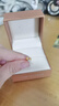 CRD克徠帝黃金鑲鉆幸運玫瑰足金鉆石耳釘一對送女友生日禮物 共約0.58g+鉆石共約3.5分 曬單實(shí)拍圖