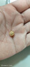 夢(mèng)金園 黃金轉(zhuǎn)運(yùn)珠 核桃轉(zhuǎn)運(yùn)珠足金古法吊墜送禮送長輩 曬單實(shí)拍圖