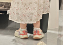 基諾浦男女童寶寶學(xué)步鞋 春秋透氣幼兒童鞋 時(shí)尚百搭兒童機能鞋GY1610 象牙白/粉色/紫色 22.5 140mm 適合腳長(cháng)136-145mm 曬單實(shí)拍圖