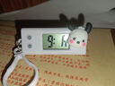 BAGDON新款小臺(tái)鐘電子表初高中學(xué)習(xí)考試掛表靜音桌面時(shí)鐘 白色掛表有公仔 曬單實(shí)拍圖
