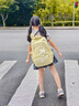 PRUY2025新款書(shū)包女大學(xué)生通勤高顏值ins風(fēng)大容量初中高中生雙肩背包 嫩芽綠 曬單實(shí)拍圖