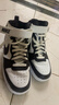 NIKE 耐克童鞋 COURT BOROUGH MID 男女童中幫魔術(shù)貼兒童運動(dòng)休閑板鞋 曬單實(shí)拍圖