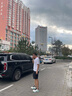 喬丹男鞋跑步鞋悅雨皮面運動鞋青少年革面防水保暖輕便減震跑鞋 象牙白/影青色 42 曬單實拍圖