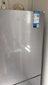 美的（Midea）182升雙門(mén)兩門(mén)小型租房家用電冰箱節能省電低音小巧不占地1.4米高 【國家補貼】以舊換新 BCD-182M鈦鋼灰-星爍 曬單實(shí)拍圖