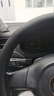 德言汽車方向盤套四季通用夏季透氣防滑吸汗超薄款真皮車用把套內(nèi)飾品 大眾朗逸帕薩特速騰邁騰途觀探岳 超薄【D形】雙色線（不帶車標(biāo)） 曬單實(shí)拍圖