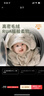 BABYGREAT嬰兒浴巾兒童洗澡巾斗篷帶帽子新生兒寶寶連帽包巾珊瑚絨吸水速干 曬單實(shí)拍圖