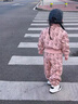 G.DUCKKIDS童裝女童套裝春秋新款兒童衣服小童春裝卡通女寶寶衛衣兩件套洋氣 粉色C02- 100 適合身高90-100cm年齡3-4歲左 曬單實(shí)拍圖