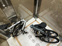 大行（DAHON）P10折疊自行車20英寸10速鋁合金成人通勤V剎 PAA003 消光灰藍(lán) 曬單實(shí)拍圖