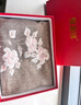 恒源祥刺繡披肩女純羊毛秋冬圍巾中國風(fēng)禮物送媽媽婆婆長(cháng)輩生日禮物 曬單實(shí)拍圖