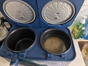 摩飛電器（Morphyrichards）雙膽電飯煲電飯鍋 家用3-4人多功能2+2L雙膽雙控電壓力鍋煮飯微壓低糖煲湯鍋MR8501藍 曬單實(shí)拍圖