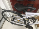 TORUI死飛自行車(chē)成年人學(xué)生上下班代步車(chē)雙碟剎減震變速越野公路賽車(chē) 30高刀-黑黑白色+騎行大禮包 26寸24速 曬單實(shí)拍圖
