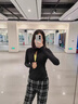 NEVER ME運動(dòng)外套女健身衣修身立領(lǐng)運動(dòng)瑜伽服跑步健身百搭加絨秋冬上衣 曬單實(shí)拍圖
