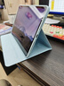 閃魔適用小米平板7spro保護殼12.5英寸小米pad7spro保護套全包360橫豎旋轉防摔硅膠套藍色 曬單實(shí)拍圖