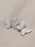 伊燦甜美貝殼蝴蝶耳釘女時(shí)尚精致耳環(huán)2025新款爆款氛圍感氣質(zhì)超仙耳飾 甜美貝殼蝴蝶耳釘 曬單實(shí)拍圖
