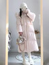 鏡莎大毛領(lǐng)棉服女2025新款溫柔風(fēng)冬季羽棉襖絨服女外套韓版寬松面包服 粉色 均碼 可以備注碼數(shù) 曬單實(shí)拍圖