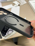 億色（ESR）適用iPhone17promax手機(jī)殼蘋(píng)果17promax保護(hù)套磁吸殼相機(jī)按鍵鏡頭全包硅膠邊超薄防摔黑邊半透黑 曬單實(shí)拍圖