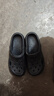 名創(chuàng)優(yōu)品（MINISO）洞洞鞋男士夏季外穿防滑厚底eva踩屎感涼鞋防臭海邊沙灘包頭拖鞋 曬單實拍圖
