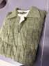 AEMAPE/美國蘋(píng)果 假兩件毛衣男2025春秋季新款法式復古麻花翻領(lǐng)針織衫男 綠色 L 【120-140斤 碼偏大，卡碼拍小哦】 曬單實(shí)拍圖