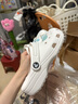 卡駱馳（crocs）經典小Clog K童沙灘洞洞鞋涼拖鞋 206991-100  34 （34-35）  曬單實拍圖