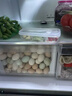 ZOZX德國窄縫冰箱分格保鮮盒冰箱凍肉盒子冷凍食品級食物收納盒分裝盒 【兩分格】冰箱分裝盒-2個裝 曬單實(shí)拍圖
