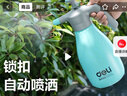得力（deli）澆花家用氣壓式噴壺2L大容量 高壓噴霧器噴水壺 滅蚊消毒保潔酒精 曬單實(shí)拍圖