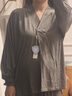 美德樂(lè)（Medela）哺乳文胸輕薄透氣產(chǎn)后喂奶孕婦內(nèi)衣單層前開(kāi)扣無(wú)鋼圈輕盈款 夜空黑 L 曬單實(shí)拍圖