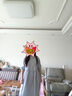 無(wú)印良品（MUJI）女式 棉紗 長(cháng)袖連衣裙 女裝裙子 長(cháng)裙 25年秋季新品純棉 BC2NUA5A 深藏青色條紋 M (160/84A) 曬單實(shí)拍圖