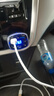 手機車載充電MP3器超級快充藍牙接收器無損聽歌多功能氛圍燈可插U盤接打電話適用蘋果華為手機 旗艦版一拖四【MP3車載充電器】單機+扁口線 曬單實拍圖