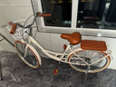 飛鴿（FLYING PIGEON）自行車(chē)成人通勤車(chē)自行車(chē)學(xué)生單車(chē)成人自行車(chē)通勤自行車(chē)女士自行車(chē) 標配奶油米|單速|(zhì)輻條輪+禮包 24寸適合150-170cm 曬單實(shí)拍圖