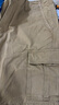 季言潮流美式重磅復古工裝短褲男高級感痞帥夏季純棉多袋五分褲休閑潮 深卡其色 38 曬單實(shí)拍圖