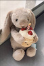 Jellycat害羞生日米色邦尼兔動(dòng)物毛絨玩偶安撫禮物娃娃生日新婚禮物 褐色 Medium 曬單實(shí)拍圖