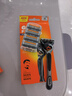 吉列（Gillette）鋒隱致順剃須刀刮胡刀頭5層刀片 5刀頭1刀架 曬單實(shí)拍圖