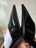 CHARLES&KEITH25夏季新品漆皮尖頭斑馬紋高跟涼鞋七夕禮物送女友CK1-60280477 Black Patent黑色 39 （250） 曬單實拍圖
