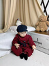 迪士尼（Disney）寶寶春裝新款嬰兒衣服超萌可愛(ài)幼兒連體衣春季長(cháng)袖小月齡外出爬服 紅色【單層】 66cm (建議5-14斤) 曬單實(shí)拍圖