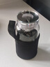 炫野玻璃杯泡茶杯男女士便攜水杯大容量耐高溫茶水分離過(guò)濾杯子辦公室 平面500ml 曬單實(shí)拍圖