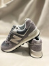 NEW BALANCE NB574官方男鞋女鞋情侶鞋夏季透氣網鞋拼接復古潮流休閑運動鞋 灰色 U574UL2 39.5 腳長24.5 曬單實拍圖