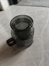 溥畔茶壺玻璃墩墩壺泡茶杯辦公室小容量茶水分離喝水壺帶木把功夫茶具 【400ml】敦敦壺【青灰色】 曬單實(shí)拍圖