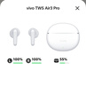 vivo TWS Air3Pro真無(wú)線(xiàn)藍牙耳機智能降噪藍牙6.0超長(cháng)續航游戲低延遲適用于iQOO華為蘋(píng)果OPPO小米 元氣白 曬單實(shí)拍圖