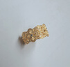 老鋪黃金古法手工足金指環(huán) · 十字金剛杵（2號）鉆戒 寬邊款18號金重約12.2g 曬單實(shí)拍圖