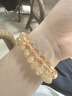 石玥珠寶精品8-9mm天然金發(fā)晶手串本命年轉運珠手鏈男女士款 水晶瑪瑙 曬單實(shí)拍圖