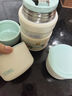 膳魔師（THERMOS）兒童餐具燜燒杯316L不銹鋼寬口燜燒罐保溫飯盒帶餐包餐具上學(xué)TCLF 曬單實拍圖