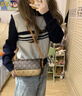Chiecu Kscbn輕奢包包女款單肩包斜挎包女士印花郵差小方包七夕情人節(jié)生日禮物 咖色【送老婆送女友送媽媽】 精美禮盒裝 曬單實(shí)拍圖