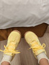 回力女鞋經(jīng)典小白鞋輕便透氣復古休閑鞋子女 L682C 黃色  38  曬單實(shí)拍圖