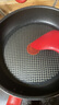 特福（Tefal）平底鍋家用牛排不粘煎鍋少油煙有鈦煎餅鍋電磁爐燃氣灶通用26cm 曬單實(shí)拍圖
