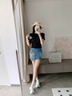 緋垚 老爹鞋女夏季新款網(wǎng)面透氣休閑運動鞋百搭厚底小白鞋跑步登山鞋 白色 單層 38 曬單實拍圖