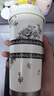 BOSENAIL德國(guó)精工鈴蘭花咖啡保溫水杯子高顏值雙飲吸管杯送女友禮物 珍耀白[陶瓷內(nèi)膽] 500ml 曬單實(shí)拍圖